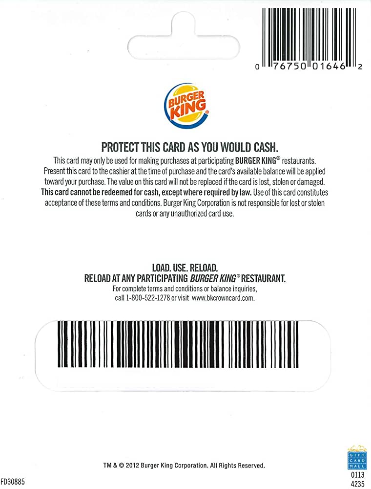 Where To Get Burger King Gift Card Codes?