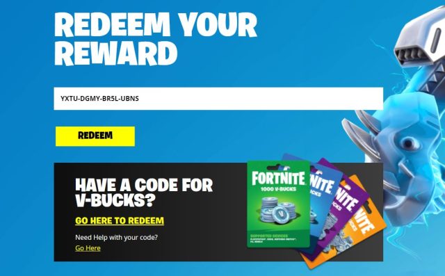 Fortnite Redeem Codes Free V Bucks Skins Emotes Outfits 640x397 1