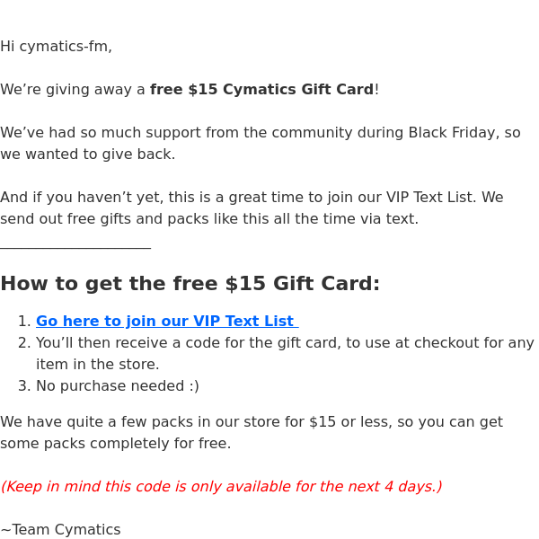 Best Ways to Obtain Cymatics Gift Card Codes