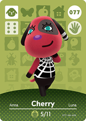 cherry amiibo card
