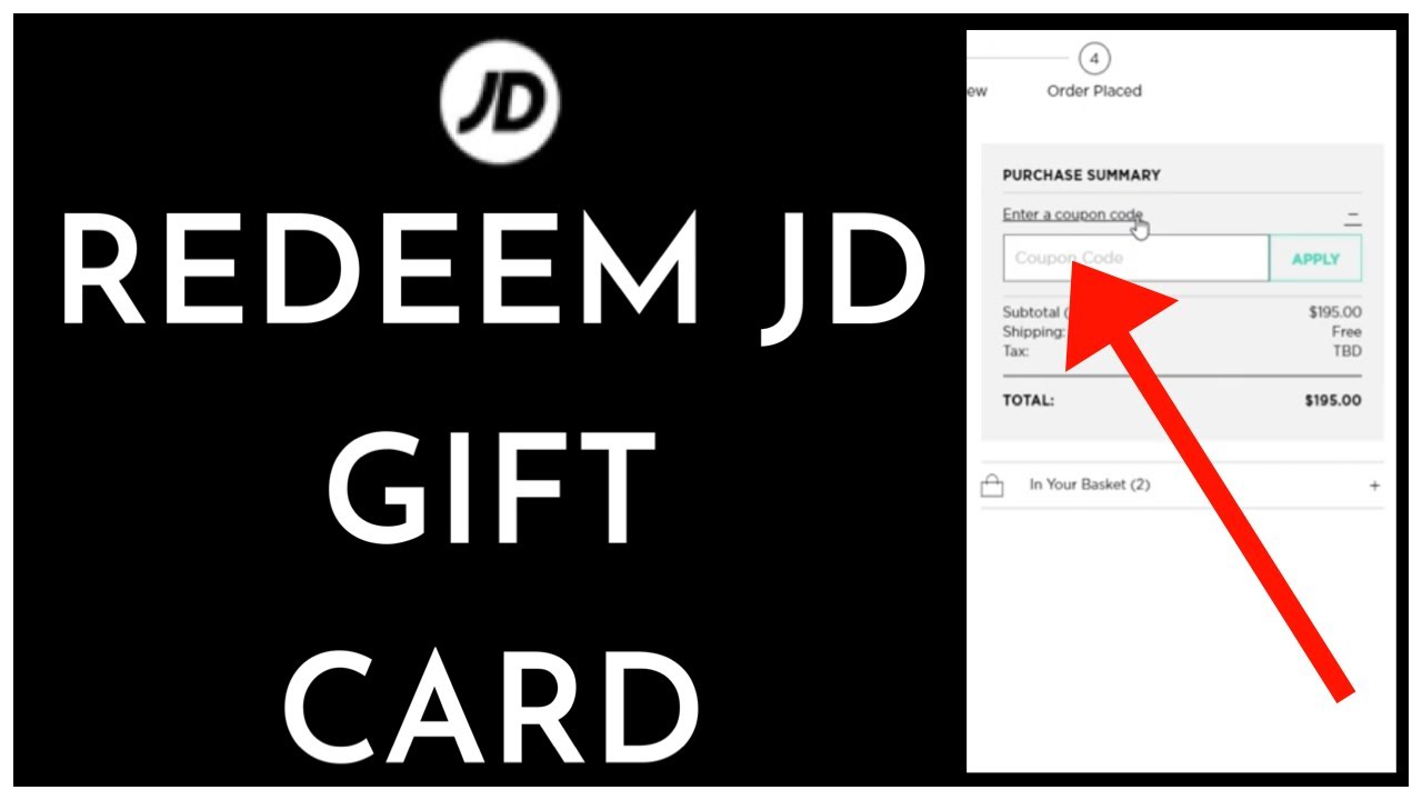 How Do I Get Jd Gift Card Codes?