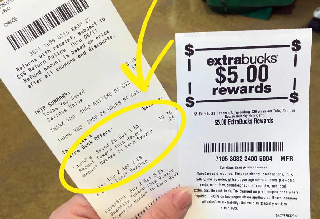 how to coupon at cvs 98 percent rule extrabucks rewards receipt example no dates 1672943278 1672943279