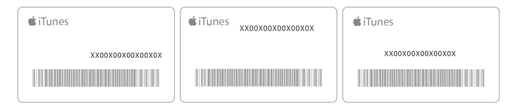 itunes gift card redemption code locations