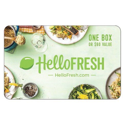 where to get hellofresh gift card codes